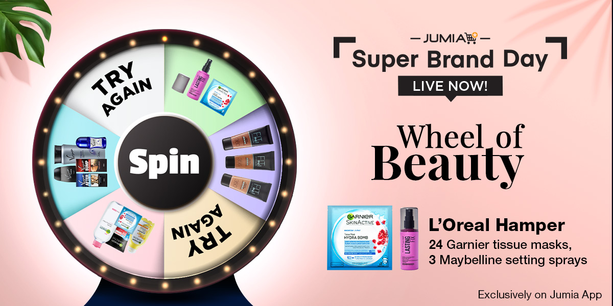 WIN L'OREAL HAMPERS TODAY 1️⃣Click=> bddy.me/2PlllE2 to go to the game page. 2️⃣To WIN, reply with screenshots of your Prize using #JumiaSuperBrandDay and RETWEET. 3️⃣The more screenshots you share the higher your chances to win 4️⃣ Winners to be announced on 5th August.