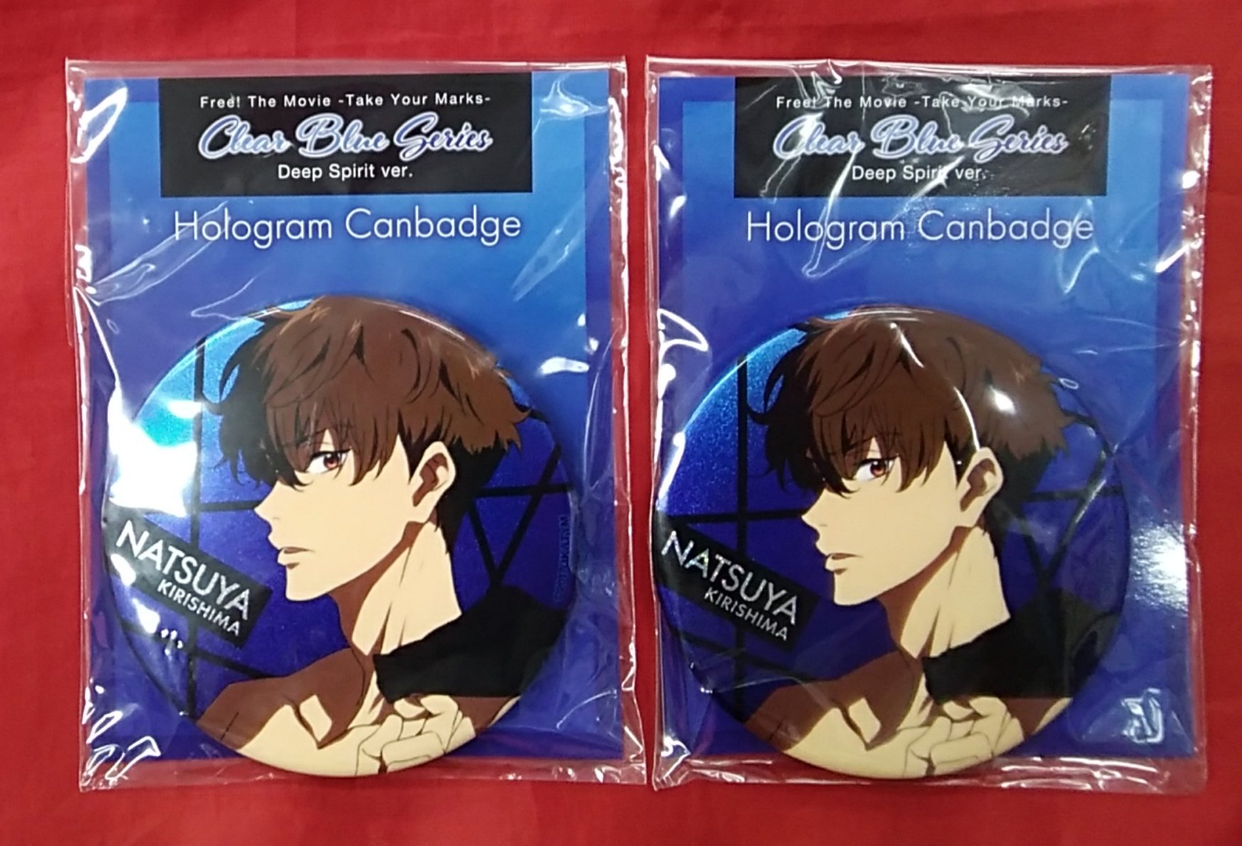 Free　Deep Spirit 　缶バッジ　ホログラム　夏也 Free! ホログラム缶バッジ 夏也