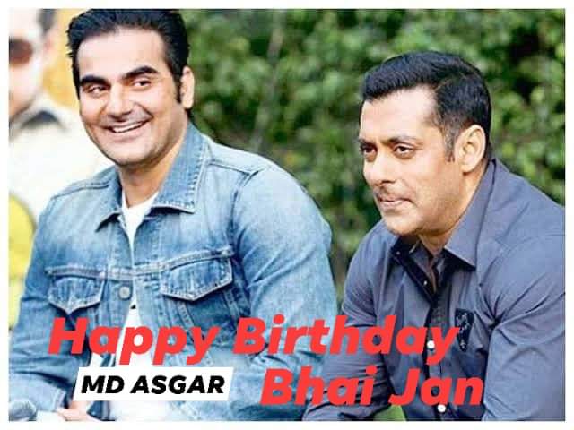 Happy Birthday bhai jaan Arbaaz Khan 