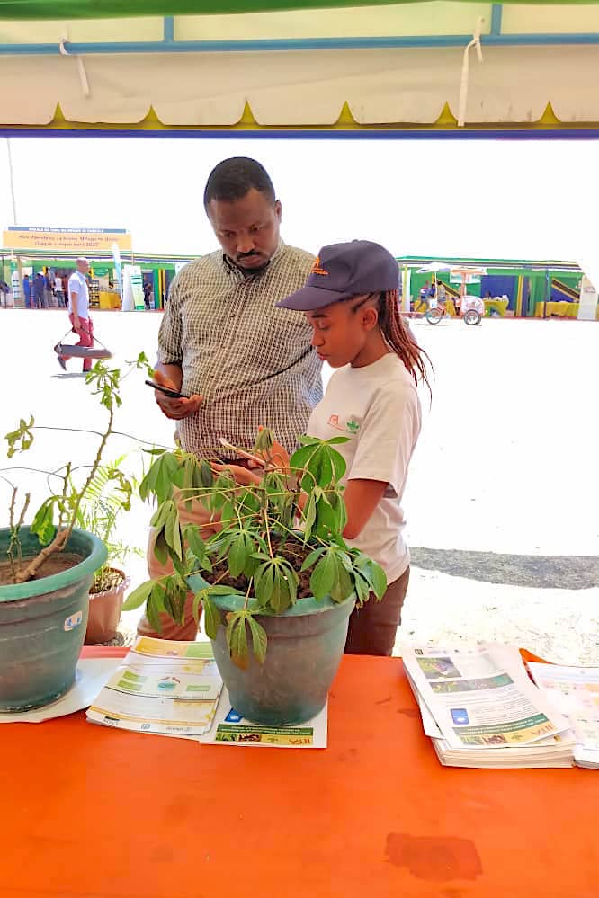 Are you at #NaneNane2020, #Simiyu #Tanzania. Visit <a href="/IITA_CGIAR/">IITA</a> exhibition within the @tzagriculture area to learn about our work on #digitalextension. Including #Akilimo tools; Seedtracker &amp; #NURUapp for detecting plant diseases, @Tzyouthagripre1 program. <a href="/NSanginga/">nteranya sanginga</a> <a href="/CGIAR/">CGIAR</a>