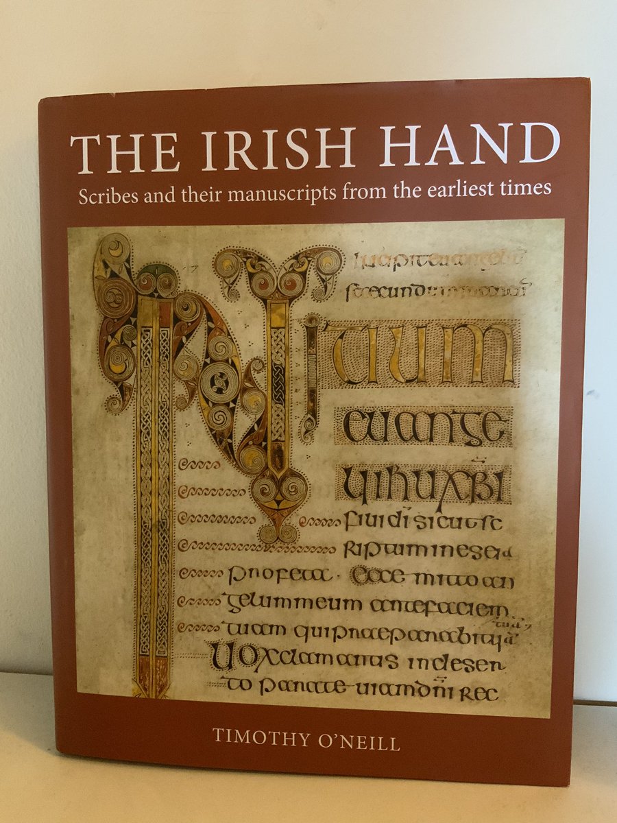 Historian and Scribe Tim O’Neill in his book ‘The Irish hand’ notes ‘The overall impression is that of a book copied for practical use by a competent scribe.’ So who was the scribe? Tune in tomorrow!