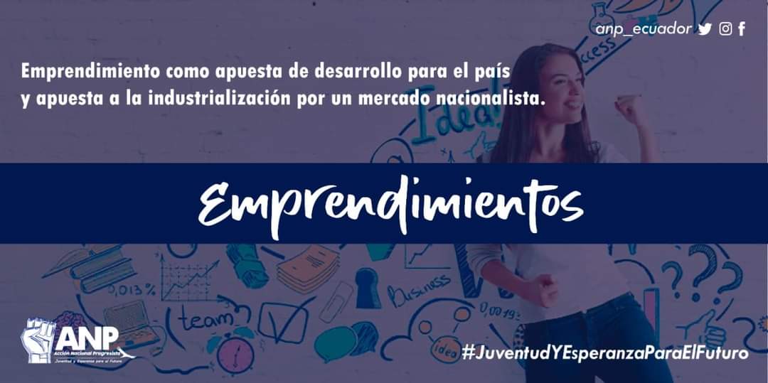 ANP_Ecuador's tweet photo. ¿Podemos Emprender en el Ecuador?

Claro que sí!

Esta semana te presentaremos desde los jóvenes las alternativas de Financiamiento, el régimen impositivo y todo lo que te permitan poner tu IDEA en marcha!

Siempre es tiempo de emprender !
 
#JuventudYEsperanzaParaElFuturo https://t.co/sQNi217K2u