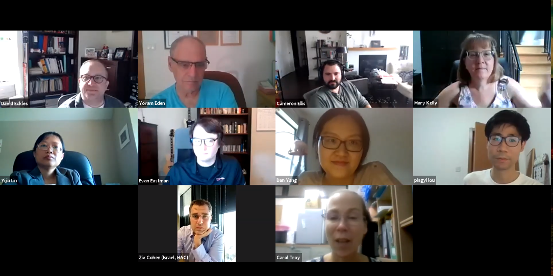 A #virtual group picture after wrapping up yesterday's #accounting session,moderated by Mary Kelly and David Eckles. #WRIEC2020