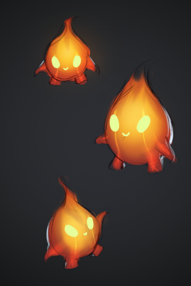unenchantedgame's tweet photo. Fire sprites are fun/happy balls of destruction.  But look how cute they are!   Just don't let them gather in groups. 

#conceptart #gamedev #indiegame #gameart #indiegamedev #videogames #gamedesign #indiedev #gamedeveloper #unity3d #pcgames https://t.co/1azDuBay4P