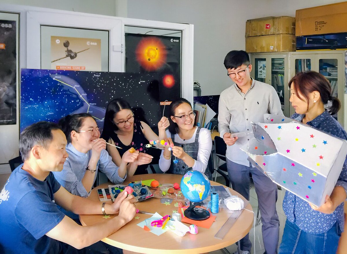 IAU_Outreach's tweet photo. Congratulations to #NOCHaiti, #NOCNepal, #NOCKenya, #NOCZambia, #NOCMongolia, and the other grant awardees of the @Astro4Dev extraordinary call for COVID-19-related proposals.
Read more here: https://t.co/EItFpcnDmm
Image credit: Making scientific box project, Mongolia / IAU https://t.co/xgVmv0Gpca