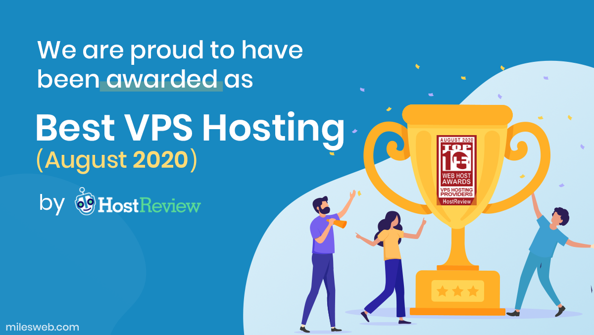 MilesWeb's tweet photo. We are proud to be rewarded by @hostreview for the best VPS hosting. #HostReview #WebHosting #HostingAwards https://t.co/D2XFRdE20W