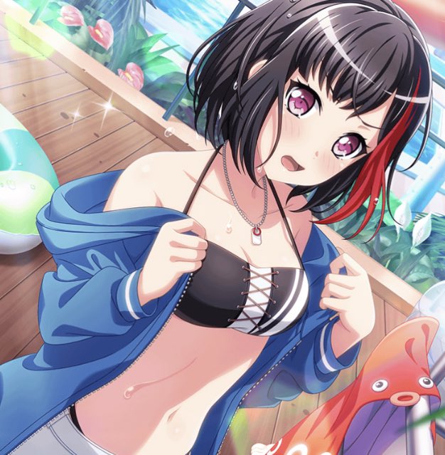 バンドリ！ガルパ】[たこのタオル]美竹蘭のスキルとイラスト