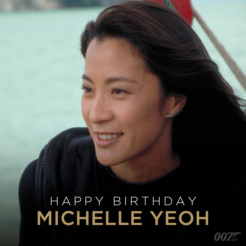 Don t get any ideas just wish Happy Birthday to Michelle Yeoh, who played Wai Lin in TOMORROW NEVER DIES (1997). 