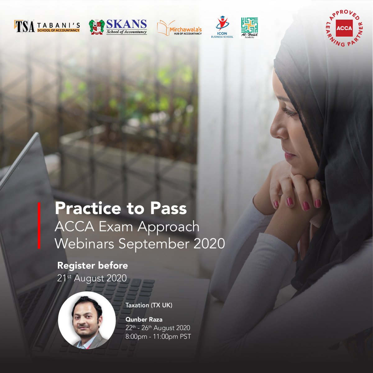 ACCA_PK's tweet photo. Preparing for the Taxation (TX UK) exam? Join our Practice to Pass revision sessions and be fully exam-ready. Register now: https://t.co/Br9yJv1Niy
#PracticetoPass #ACCAExams https://t.co/SVJy4p689t