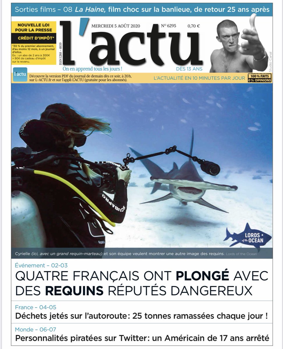 Le Petit Quotidien, Mon Quotidien, L'ACTU tweet media