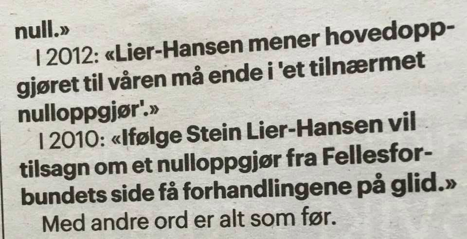 Mannen som ropte ulv kommer til å få en vanskelig høst