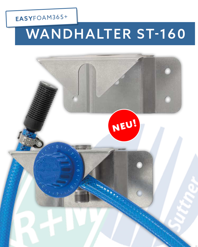 RMSuttner's tweet photo. Einfache und sichere Wandmontage! Der ST-160 Wandhalter passend für die Injektoren ST-160,
ST-160 mit Dosierventil ST-161 und ST-166, sowie
easywash365+ Schaumsets!
#wandhalter #st160 #rmsuttner #st160wandhalterung #rmdewit #easyfoam365 #carwash #schaumanwendung #desinfektion https://t.co/VUknDwftF1