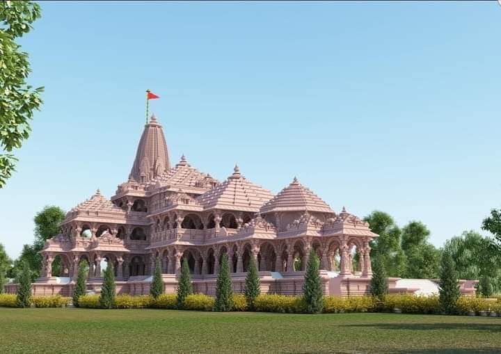 SANGEETNIDUNIYA's tweet photo. The Final Look of the New Shree Ram Temple at Ayodhya.

#AyodhyaRamTemple #Ayodhyatemple #shreeram #Ayodhya https://t.co/aqUbw6dtkN