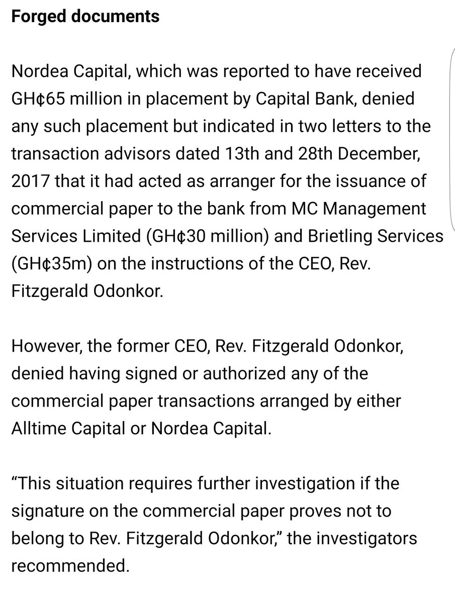2. Capital Bank. After government gave Capital Bank ¢620 million, they used it to establish Sovereign bank.