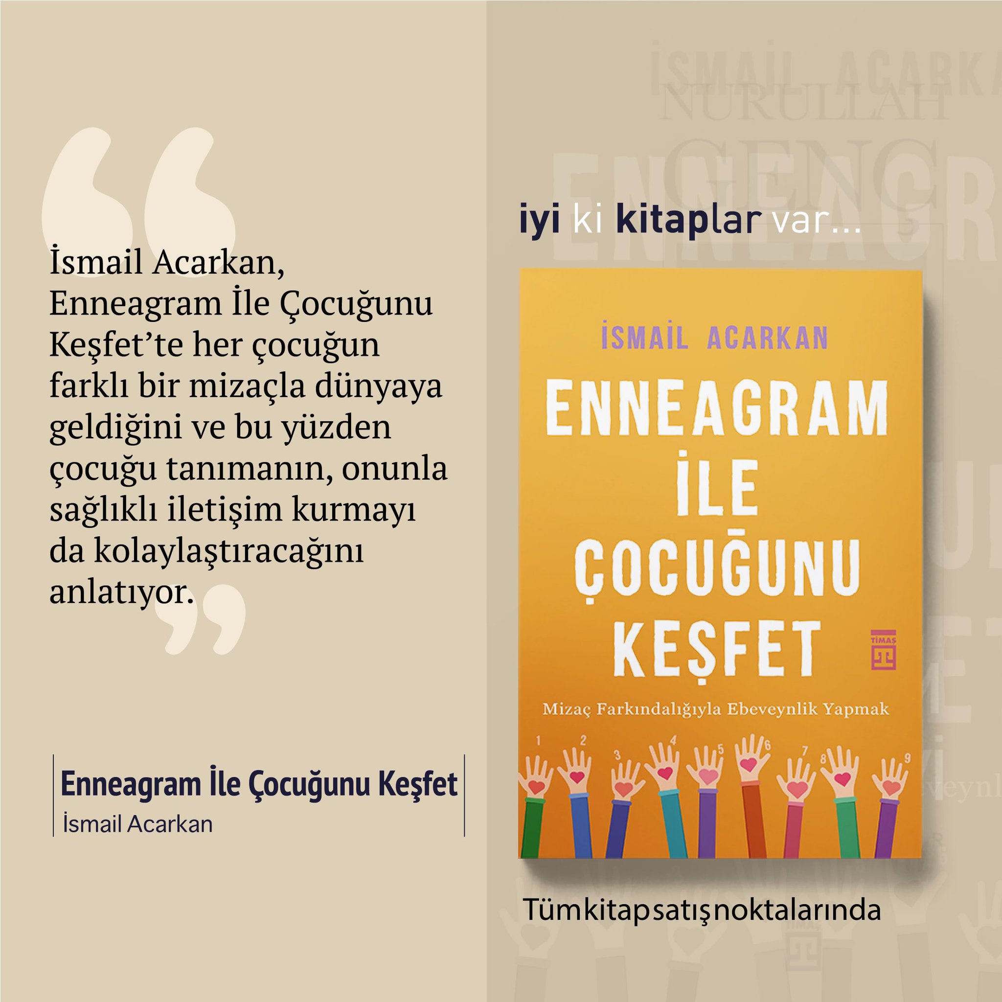 Enneagram Ile Kendini Kesfet 9 Tip Kisilik Modeli Ismail Acarkan Nadir Kitap