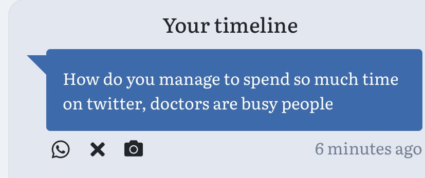 Naa. When you reach higher up, your timings get relaxed. And I am a very minor spoke in large corporate wheel. Not that fancy scrubs wala dr