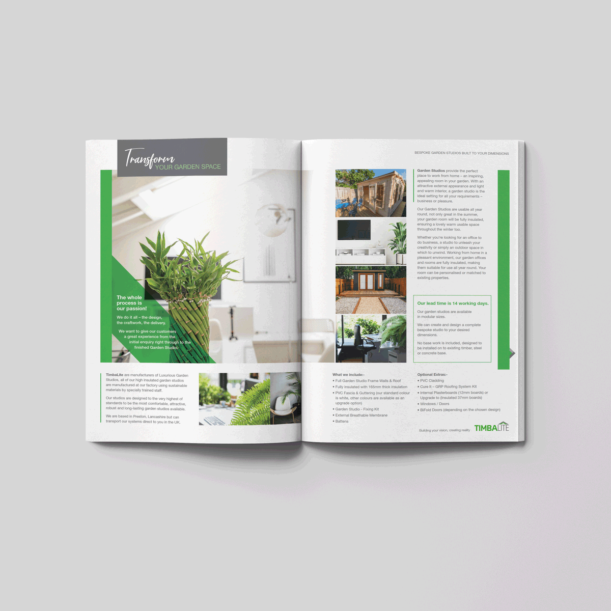 geminusdesign's tweet photo. 4 pg #booklet #designed for @SupaLiteRoofs to launch their #NewProduct #Range #TimbaLite
These #GardenStudios are ideal if your looking for a new #HomeOffice, all are #bespoke & built to your dimensions.
#PitchedRoof #FlatRoof #TimberSystems
#GraphicDesigner #Branding https://t.co/bpbkXhxPVI