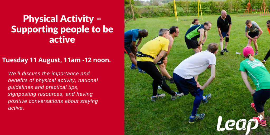 Leap_BMK's tweet photo. We're running a free webinar for volunteers who would like to help their friends, family and communities to be active β as well as themselves!
Learn about the importance of activity, guidance: practical tips & free resources.
https://t.co/l2jrwAvpUS
#BetterHealth @ComActMK https://t.co/eygTvXioCi