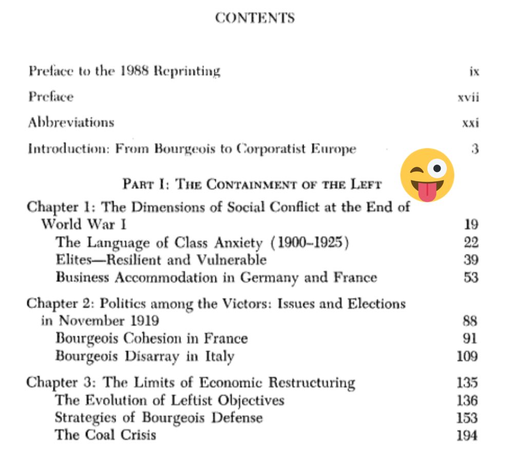 10/ In allusion to Maier’s book, the phrase I use in the review for what Never Trumpers have helped centrists achieve is “the containment of the left.” It is perhaps their principal achievement to date.