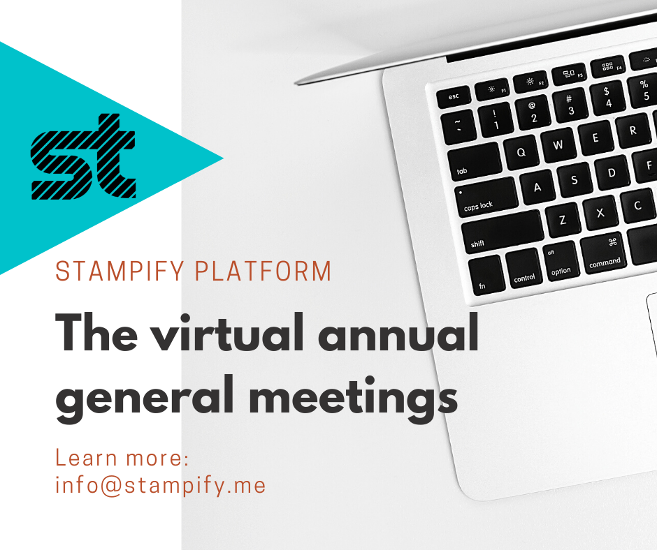 stampify_me's tweet photo. #Stampifyplatform
➡️ Hold your virtual annual general meetings legally with the Stampify platform.
👉 Learn more: https://t.co/4m9KgFIasK
#Luxembourg #virtualmeetings #digitalgovernance #evoting #esigning #agms https://t.co/TaqrOVknQT