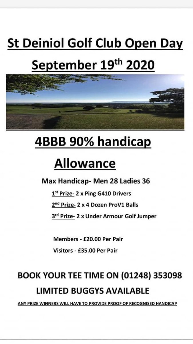 Clwb Golff St.Deiniol Golf Club tweet media