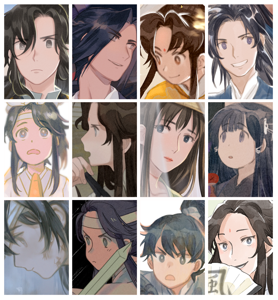 listen, my art style is a hot mess and the only thing consistent is wangxian #faceyourart 