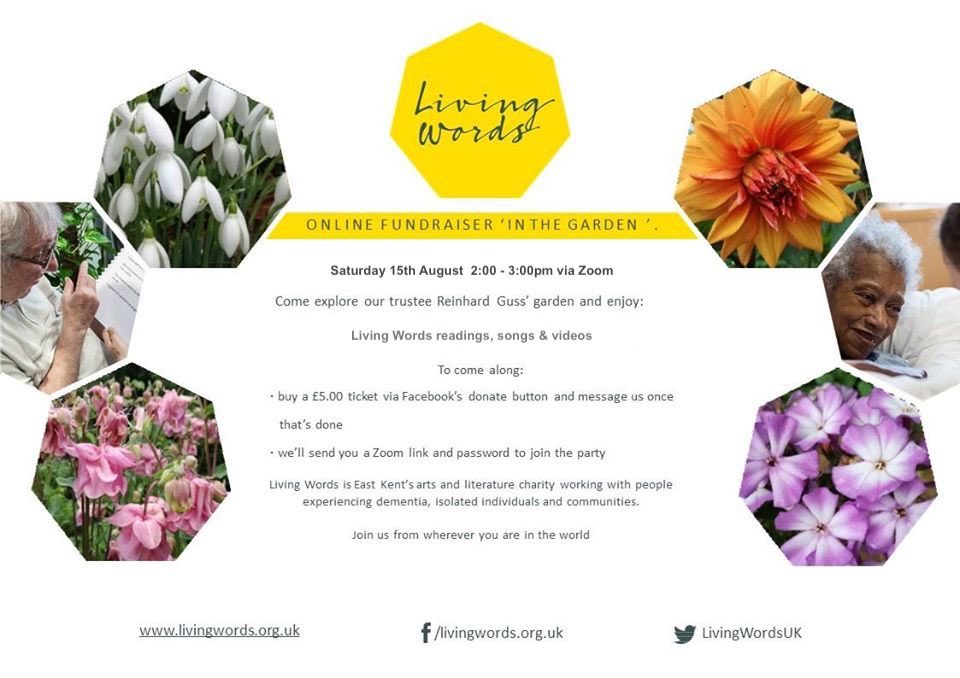 Lockdown got you green fingered? Come along to our trustee <a href="/ReinhardGuss/">FPOP Dementia Lead</a> ‘In The Garden’ to get a tour &amp; hear about our work. Funds raised go directly toward our Autumn /Winter carehome project and upcoming publication of pandemic voices from care homes, residents &amp; relatives.