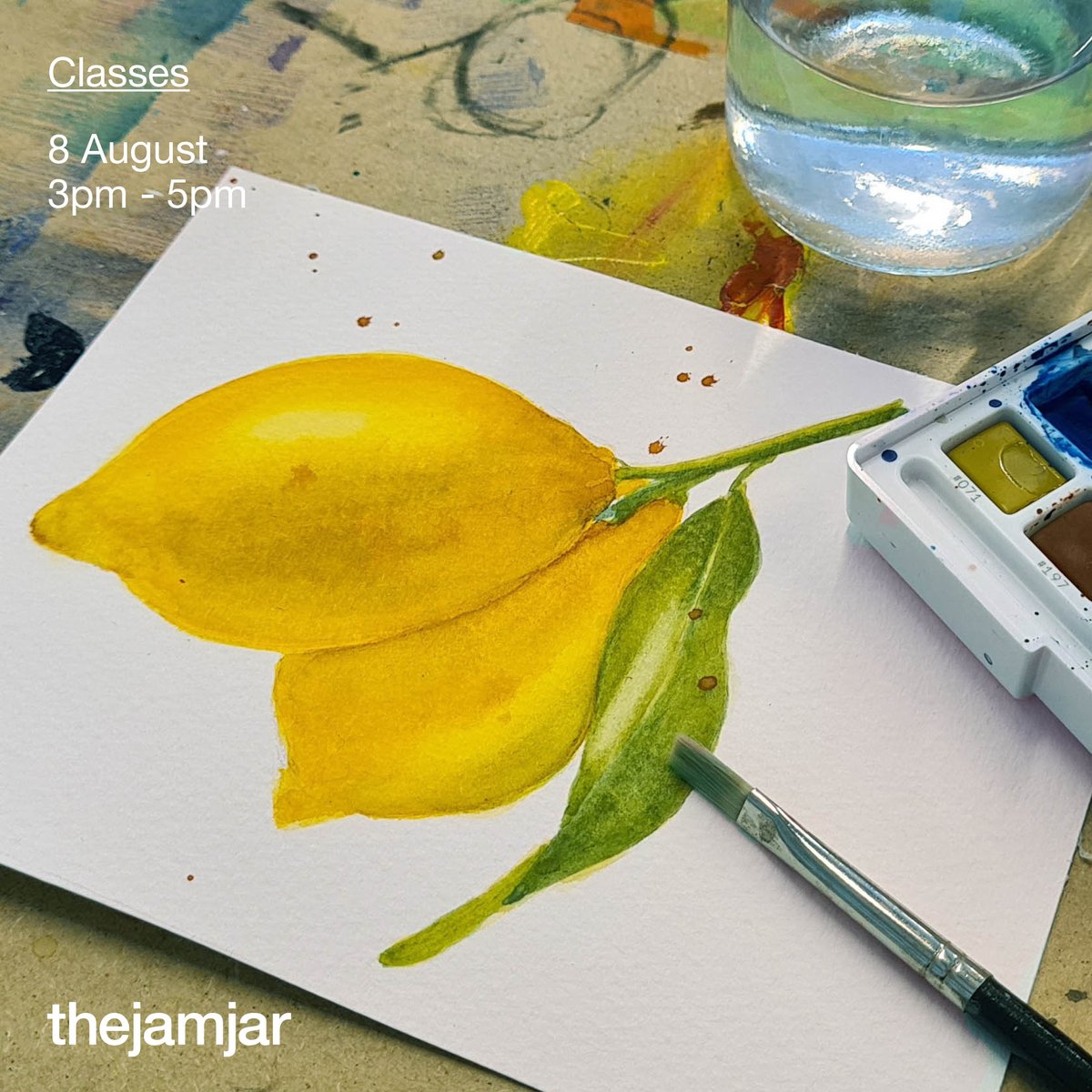 Have a citrusy blast in our next Watercolour Techniques Class (ages 12+)! Under the guidance of Tilika D'Souza, we'll be painting the most tantalising lemons you've ever seen. Sign-up now!
.
For booking: ow.ly/TeSw50APLsf
.
#thejamjardubai #art  #fruits #dubai #uae