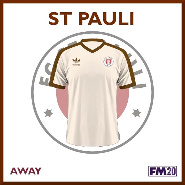 fmcustomkits's tweet photo. Another request done! Adidas Originals x FC St Pauli ☠️❤️🖤
#fcstpauli #FM20 #footballmanager #FootballManager2020 #getyourkit https://t.co/2F0o0LYrAv