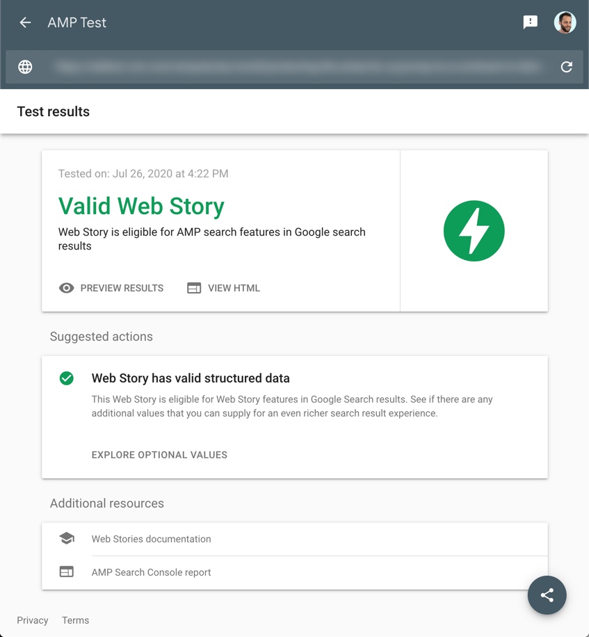 #Google Search Console now provides support for #AMP web stories. 

More info about how to create AMP web stories can be found at amp.dev/about/stories/

#seo #gsc