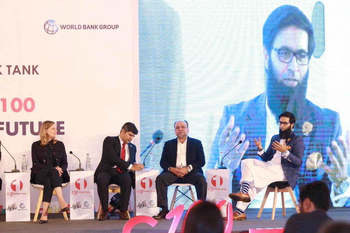 C100ThinkTank's tweet photo. The two leaders @ZAtalks &amp; @mukhtarkhurram of C💯 Think Tank at "@pakat100 Dialogue" jointly hosted by #C100ThinkTank &amp; @WorldBank Pakistan in Lahore last year. 

The event was graced by CD WB, Mr. @Illango_WB &amp; Melinda Good in addition to other senior leaders of WB &amp; Corporates. https://t.co/MXD8MY0CP7