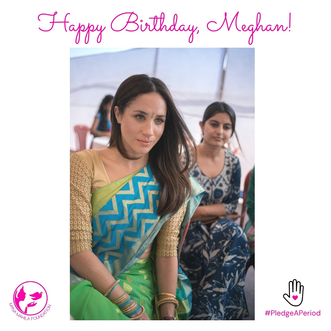MynaMahila's tweet image. Wishing a very happy birthday to Meghan Markle!

We're looking back at one of our favourite moments, when Meghan visited our center in Mumbai.