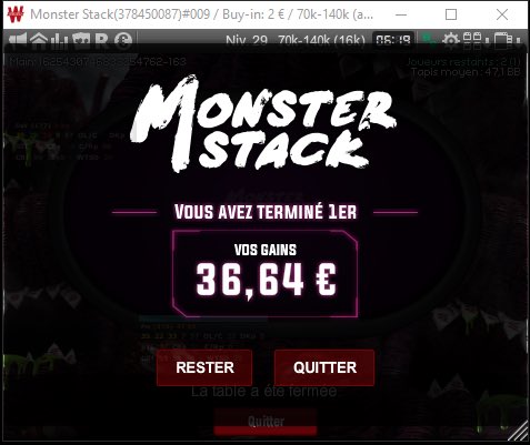 anthoesca's tweet image. Session 24 du #challengemtt:
Back to back sur le Ms 2€ de 7h00 on sauve la session en stream 
Session up +16€ 🥇