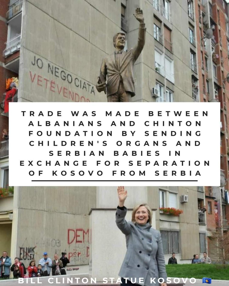 Inspired by the recent topic  #BillClintonIsAPedo, I would like to share with world the truth behind the Serbian province  #Kosovo, today a partially-recognized state, yet protected by 1244 UN resolution and the constitution of Serbia.  #QAnons Stay with me until the end 