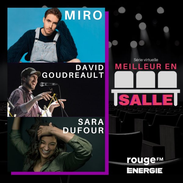 Ovascène (@ovascene) on Twitter photo Nos trois derniers spectacles de la série virtuelle « Meilleure en SALLE » sont annoncés 😃
#Ovascène <a href="/MiroBelzil/">Miro Belzil</a> <a href="/DavidGoudro/">David Goudreault</a> <a href="/saraduffs/">Sara Dufour</a> #MeilleurEnSALLE <a href="/BeauceMedia/">Beauce Média</a> Nos trois derniers spectacles de la série virtuelle « Meilleure en SALLE » sont annoncés 😃
#Ovascène <a href="/MiroBelzil/">Miro Belzil</a> <a href="/DavidGoudro/">David Goudreault</a> <a href="/saraduffs/">Sara Dufour</a> #MeilleurEnSALLE <a href="/BeauceMedia/">Beauce Média</a>