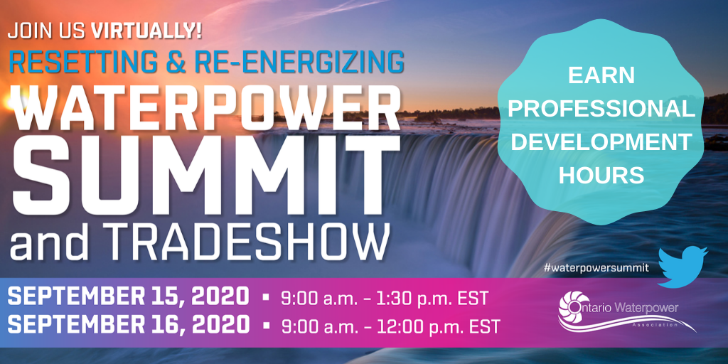 The #WaterpowerSummit will provide numerous #educational and #networking opportunities PLUS delegates will earn professional development hours! Register now: ow.ly/Av3D50A6qyI