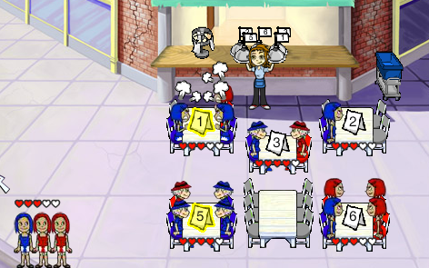 อยากรู้ว่านางเคยคิดจะจ้างพนงเสิร์ฟเพิ่มหน่อยมั้ย คนเดียวทำทั้งร้าน