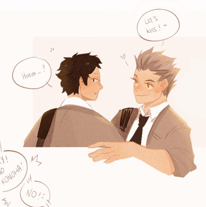 [Day 3 #bokuakaweek]

There was nothing special about the first kiss, it just felt liked we have done it our whole life and it just felt right.

wwwww I'm falling behind bokuaka week ? Please accept this sketch 