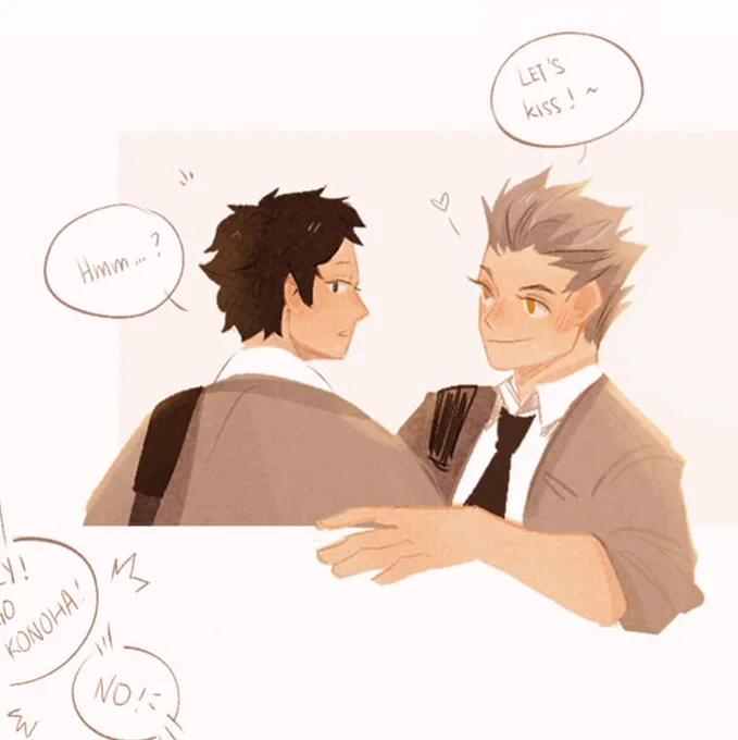 [Day 3 #bokuakaweek]

There was nothing special about the first kiss, it just felt liked we have done it our whole life and it just felt right.

wwwww I'm falling behind bokuaka week ? Please accept this sketch 