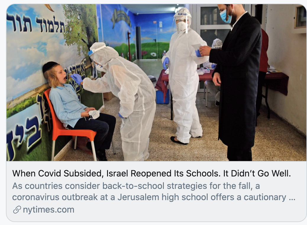 MAJOR THREAD: This Israel article is going to alter the debate about schools. It has a lot of useful information, but its framing, and its title (which is the only thing many will read) distorts reality