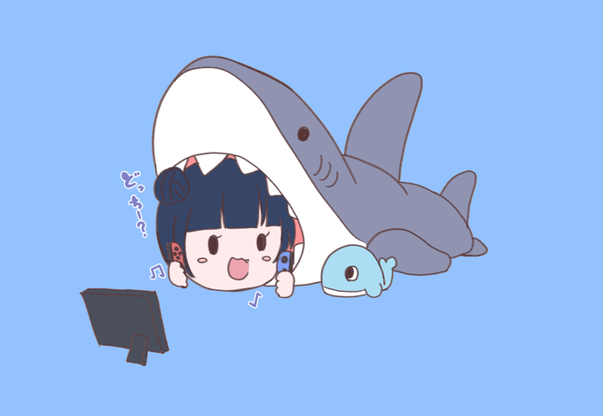 「ちびキャラ 鮫」のTwitter画像/イラスト(人気順)