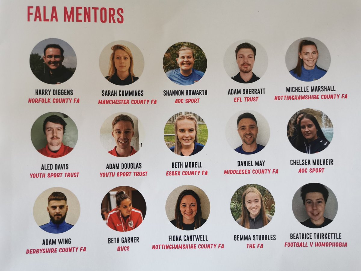 Eye spy two <a href="/NottsFA/">Nottinghamshire FA ⚽️</a> staff on the <a href="/TheFA_NYC/">The FA National Youth Council</a> mentoring program for FALA20. Great work <a href="/fionacantwell92/">Fiona Cantwell</a> &amp; <a href="/NFAMichelle/">Michelle Marshall</a>!