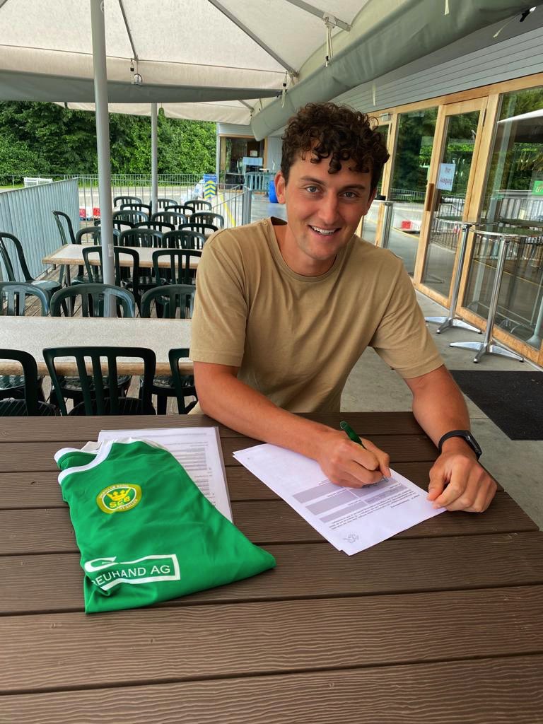 A huge congrats to former captain Connor Guilherme on signing with SC Bruhl in 1 Liga Promotion league in St. Gallen, Switzerland. #thegrind #hardworkpaysoff💪