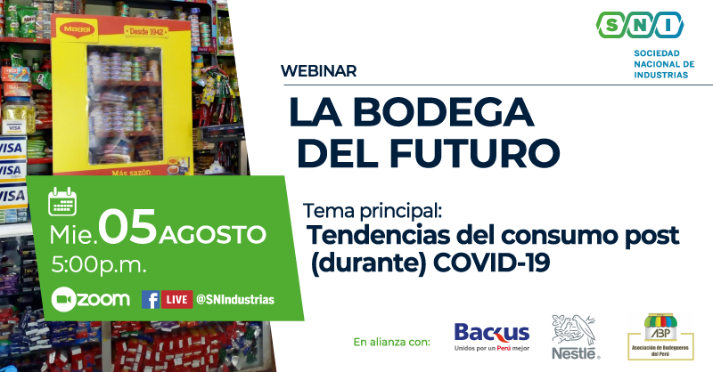 Están todos invitados al webinar #LaBodegadelFuturo. Nuestro Gerente de Ventas Corporativas, Carlos García, hablará sobre las tendencias del consumo post y durante el COVID-19.
🗓 Miércoles 5 de Agosto
⏰ 5:00pm
Inscripciones en ⬇⬇⬇
bit.ly/WLaBodegaDelFu…