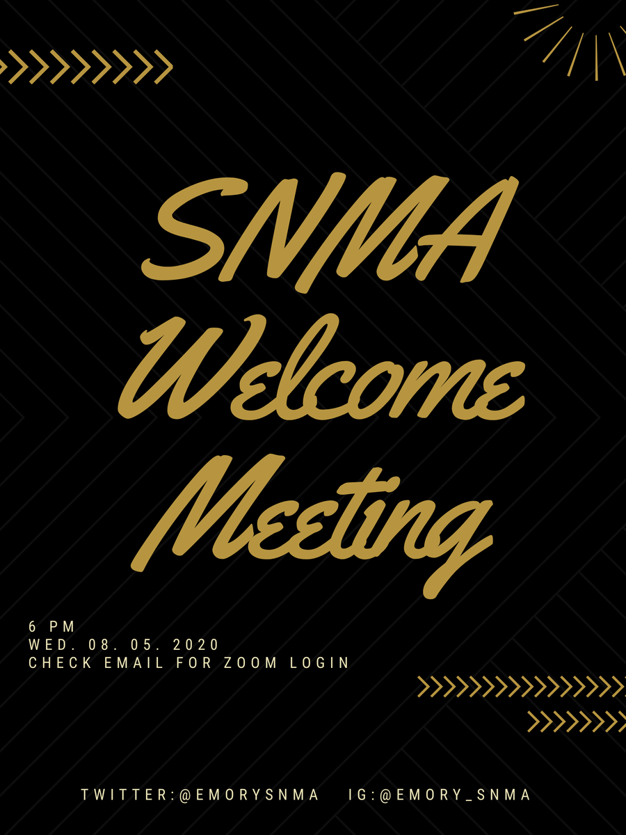 We will be hosting our annual welcome meeting tomorrow. Join us to learn about our chapter, membership, and how to get involved. See you there!