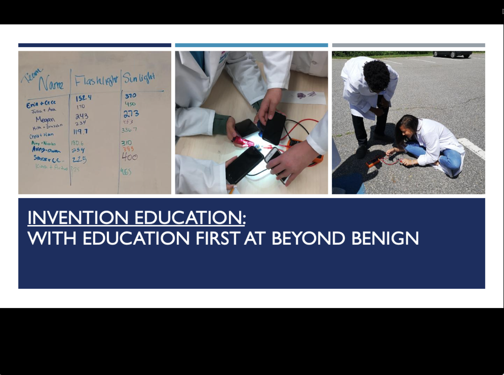 JanieOButler's tweet photo. "Invention education is the empowerment of logical thinking and creativity..." Madison Morin is going to change the #InventingGreen world! Love love loved her presentation during @AACTconnect on her work with @beyondbenign @museumofscience and @EFtours https://t.co/dOFQlPfajR