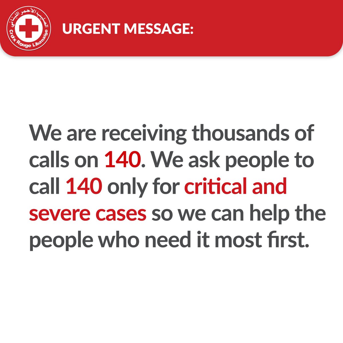 Lebanese Red Cross (@redcrosslebanon) on Twitter photo 
