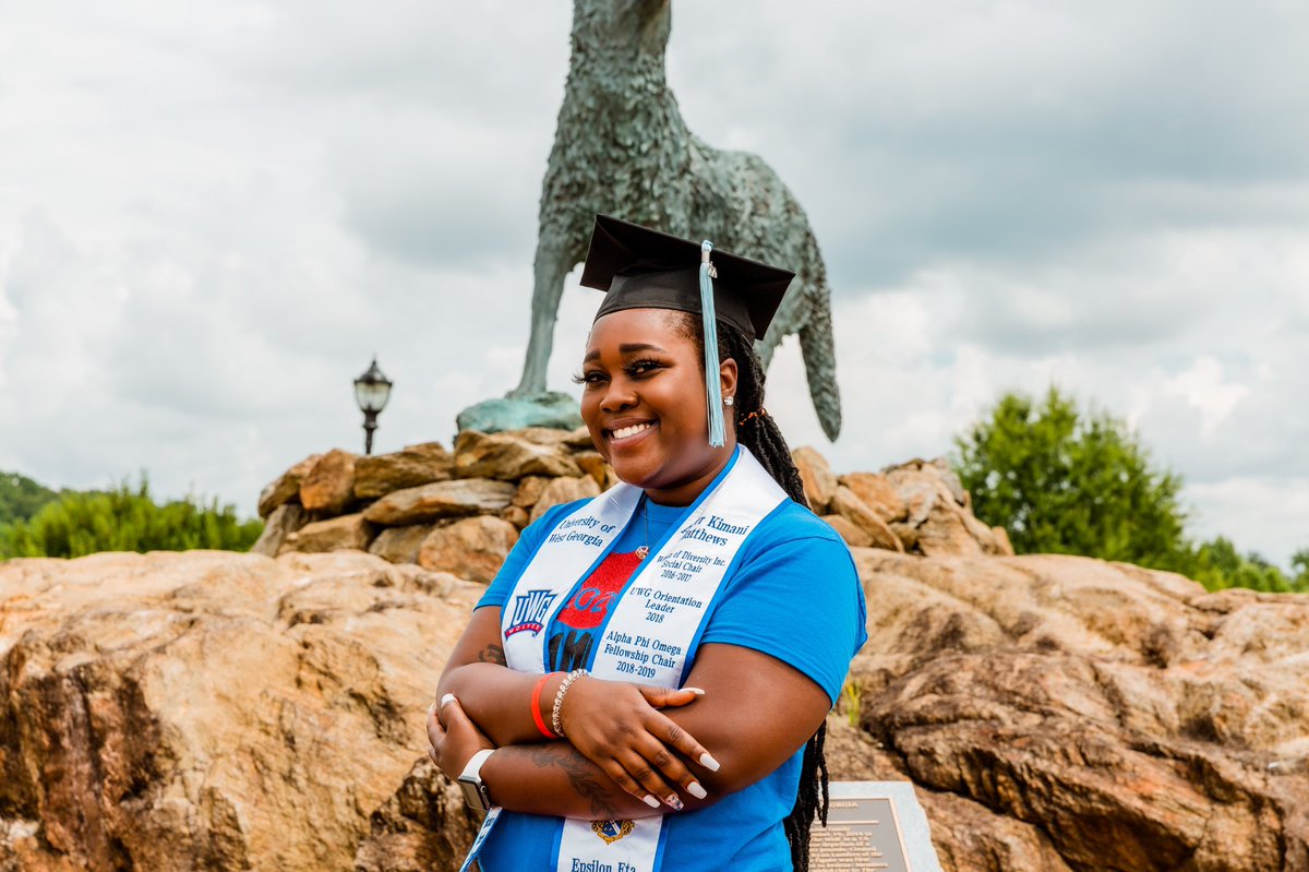 and just like that i’m outttieee🤪✌🏾. thanks for the wild ride uwg💙❤️. #wentwest #UWG20 #2020grad