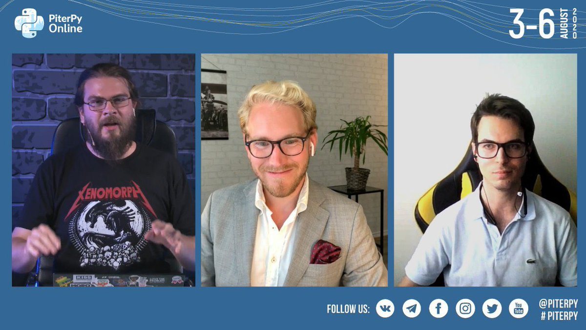 ahultner's tweet image. Today I'm streaming 🎥🎙💻 from Sweden 🇸🇪 to Russia 🇷🇺
Thanks for having me as a speaker at this year's editon of @PiterPy conference! 🐍
#Python #PiterPy #PyCon #PiterPy2020