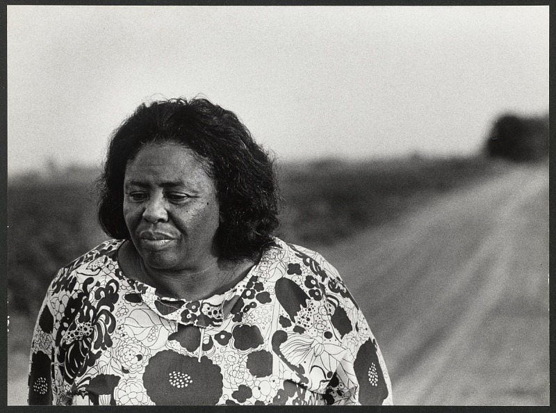 Speaking at a 1963 SNCC event, activist Fannie Lou Hamer told the crowd, "I want true democracy. I want something that's built up from truth and righteousness that I won't have to shoot at the next man because he's trying to get me"  https://s.si.edu/3k5hjy1 .  #19SuffrageStories  